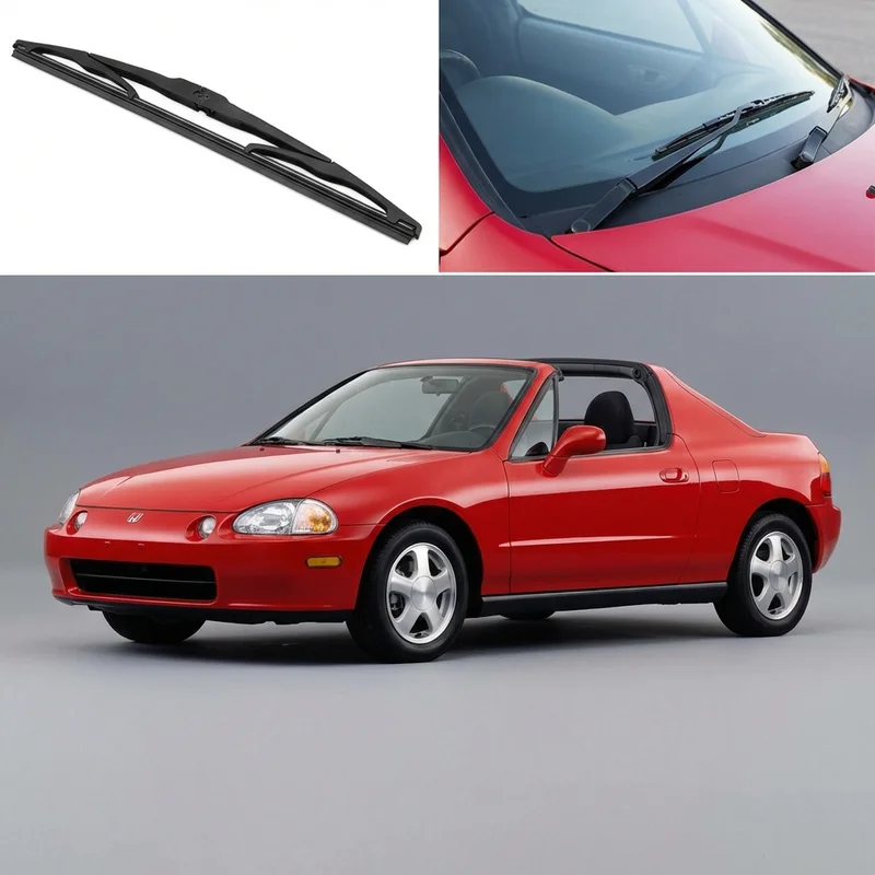 Passenger Side Wiper Blade for Honda Civic del Sol (1993 - 1997) - 1